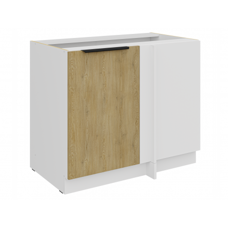 Szafka kuchenna narożna 90 cm CREMA dąb cremona / biały mat 105 ND !F BB